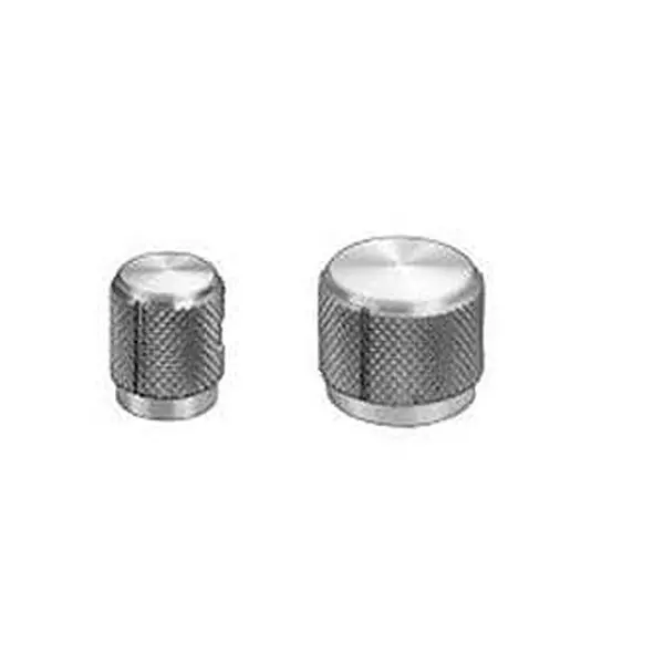 APEM Cylindrical Knob 6.35 mm Shaft Dia Aluminum, 420033B14