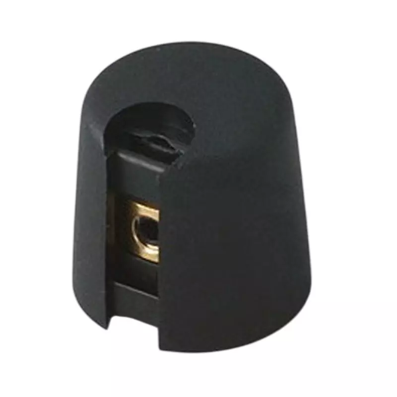 Settsu Knob Body Reinforced Polyamide Φ16 mm Diameter Black, OKU-1016069 (Pack of 10)