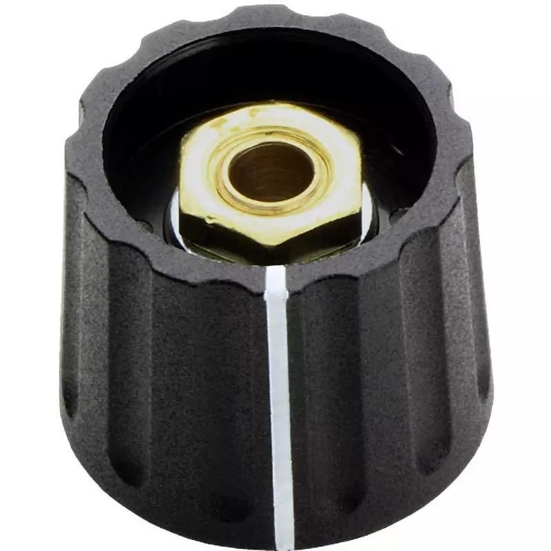 Settsu Classic Knob Polyamide 21.3x21.3 mm Gray, LM021-4425-10 (Pack of 10)