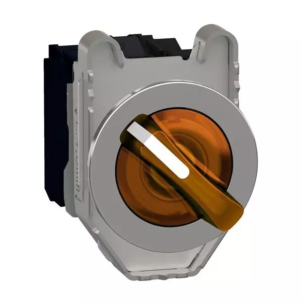 Schneider Electric Panel Mount Control Switch DPDT Illuminated 3 Amp, 996-XB4FK125B5