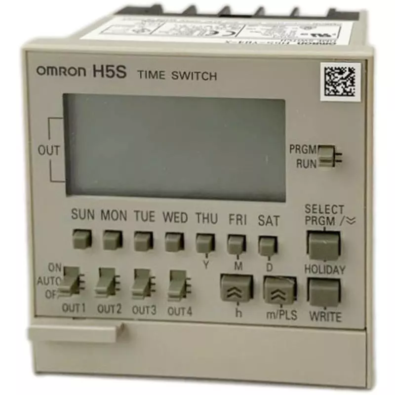 Omron Digital Time Switch AC 100-240 V (50 / 60 Hz shared), H5S-YB4-X