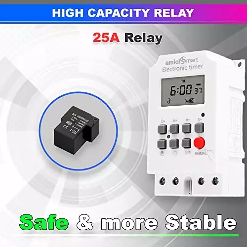 amicismart-programmable-timer-switch-high-precision-automatic-onoff-for-light-fan-220-v-ac-25-a-1xtimer-secs