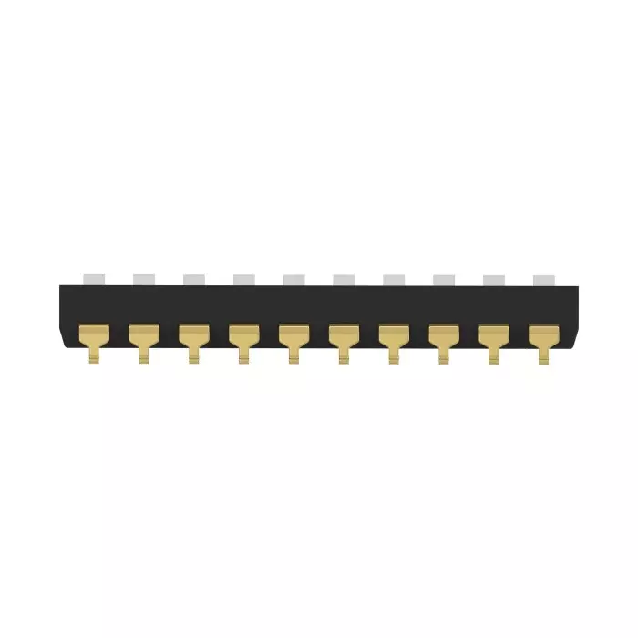 TE CONNECTIVITY 10 Way Surface Mount DIP Switch SPST Extended Actuator, 2454985-1 (Pack of 2)