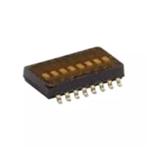 C&K COMPONENTS TDA Series DIP Switch Non-Illuminated SPST 25 mA 4 Position 24 V DC, TDA04H0JB1R