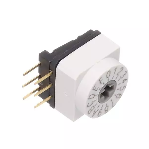 Same Sky DIP Switch 150 mA, 200 mA 16 Position 42 V DC, RDS3-16S-1012-1-RA-254-D