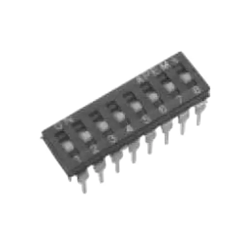 APEM NDI Series DIP Switch Non-Illuminated SPST 25 mA 2 Position 24 V DC, NDIR02ST