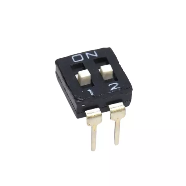 APEM NDI Series DIP Switch Non-Illuminated SPST 25 mA 2 Position 24 V DC, NDI02H