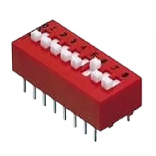 GRAYHILL 78B Series DIP Switch Non-Illuminated SPST, 78B12RAT
