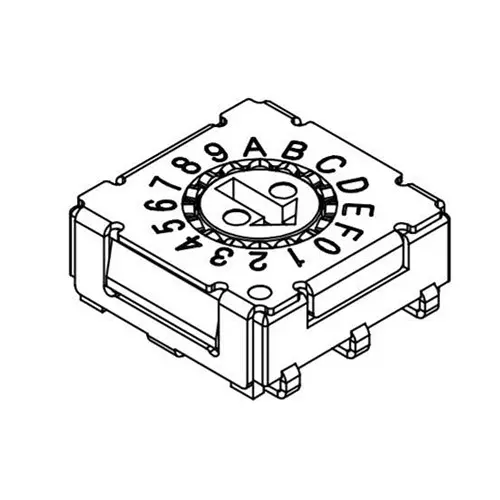 Same Sky DIP Switch Non-Illuminated 100 mA 4 Position 50 V DC, RDS-4S-7229-C-SMT
