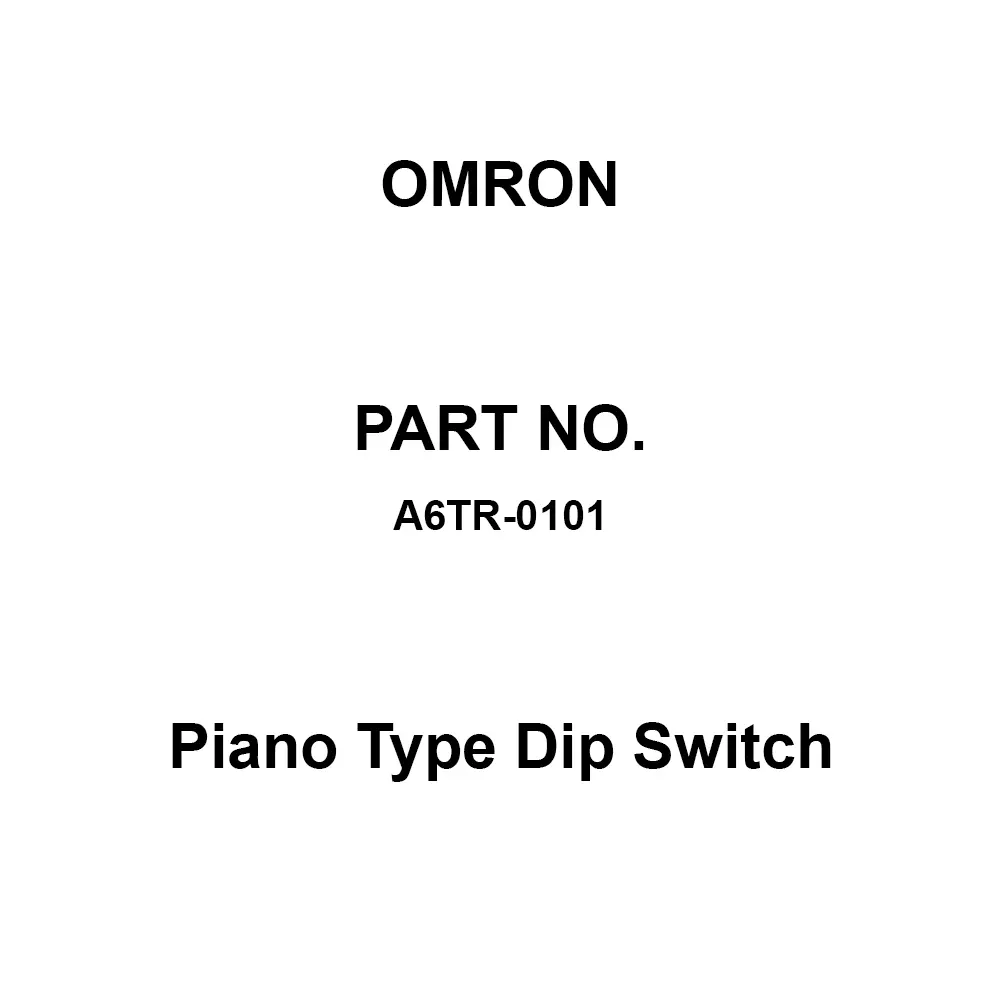 Omron Piano Type Dip Switch 10 Pole, A6TR-0101