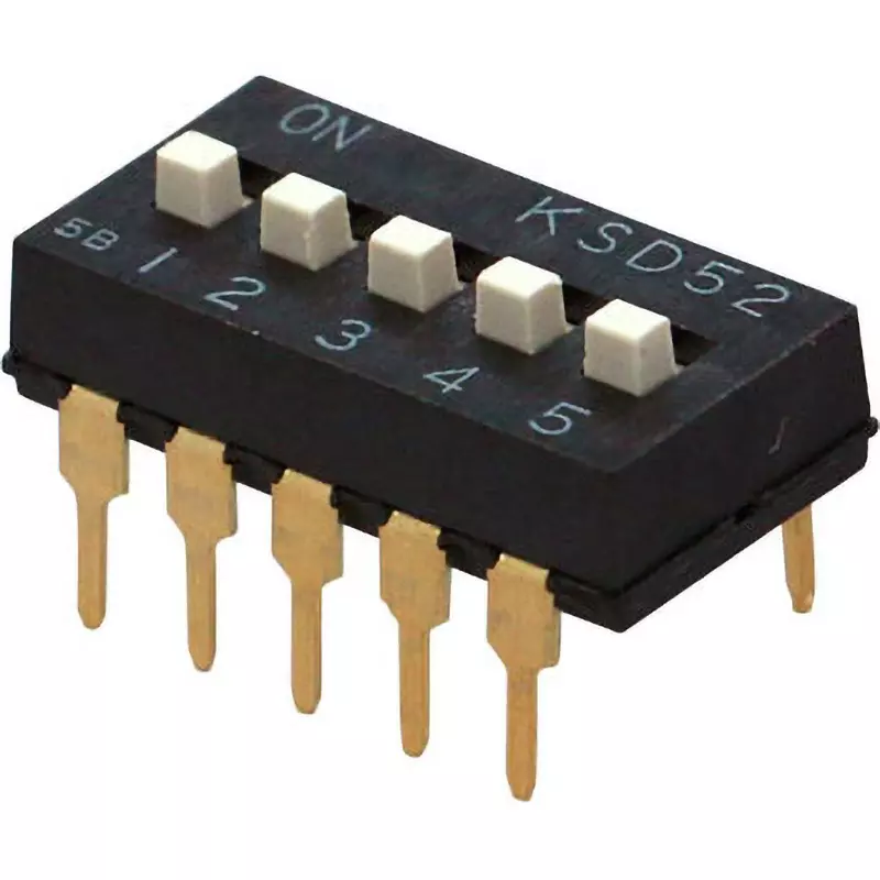 Otax DIP Switch over 100 Insulation Resistance DC5 V 10 mA Rating 5 No. of Pole, KSD52