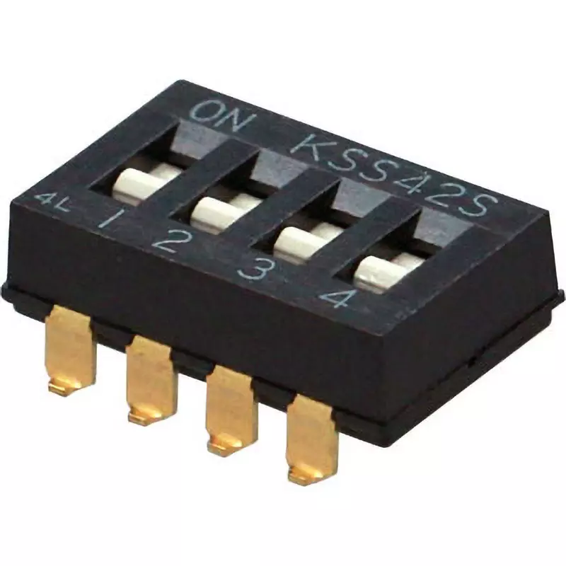 Otax DIP Switch over 100 Insulation Resistance DC5 V 10 mA Rating 4 No. of Pole, KSS42S