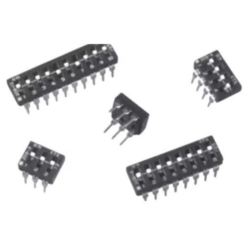 CTS 210 DIP Switch Non-Illuminated SPST 100 mA 8 Position 50 V DC, 210-8ESF