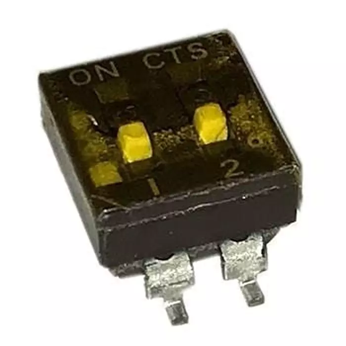 CTS 219 DIP Switch Non-Illuminated SPST 100 mA 20 V DC, 219-2MSTF