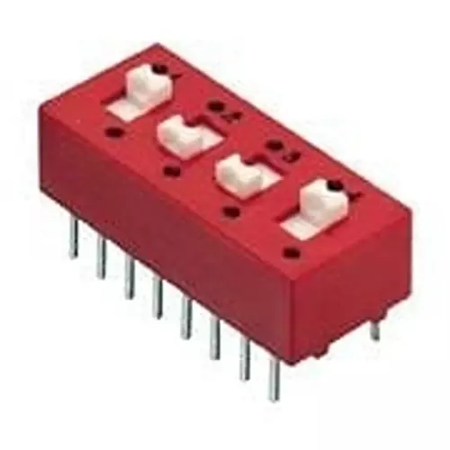 GRAYHILL 78J Series DIP Switch Non-Illuminated SPDT, 78J02SRAT