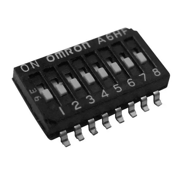 OMRON ELECTRONIC COMPONENTS A6HF Series DIP Switch Non-Illuminated, A6HF-2102-P