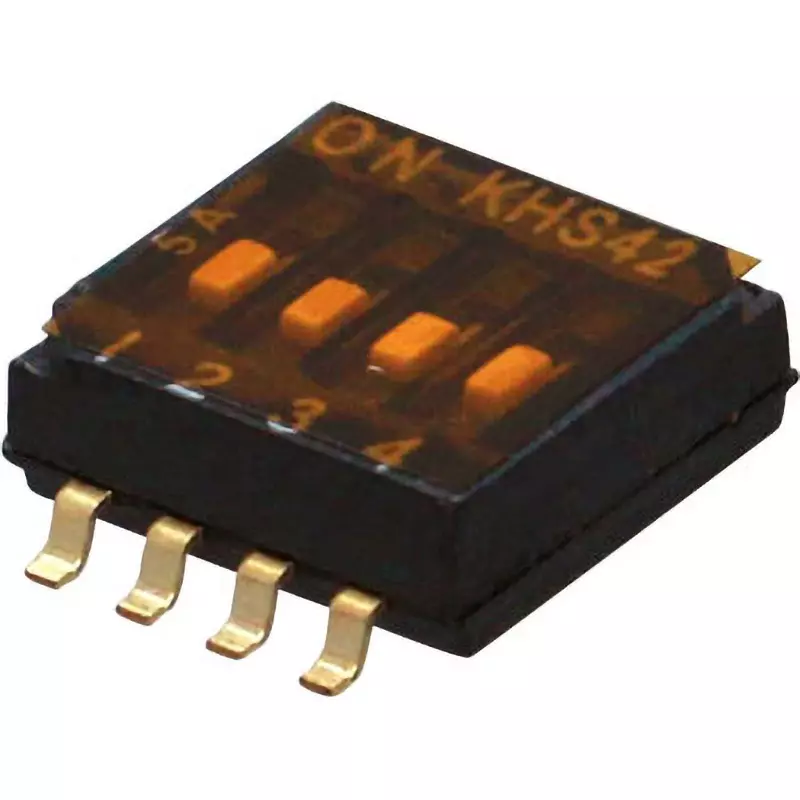 Otax DIP Switch over 100 Insulation Resistance 4 No. of Pole DC24 V 25 mA Rating, KHS42C