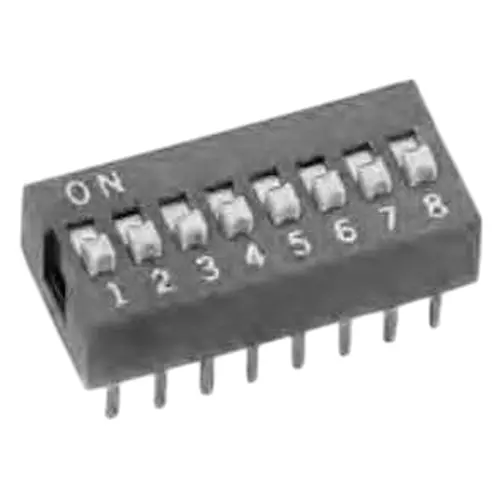 APEM NDS Series DIP Switch Non-Illuminated SPST 25 mA 12 Position 24 V DC, NDS12V