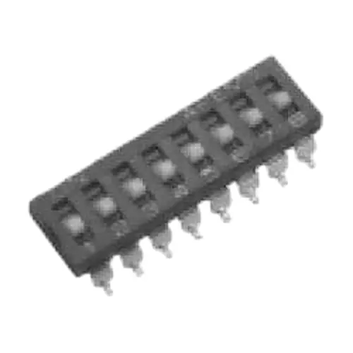 APEM DM Series DIP Switch Non-Illuminated SPST 25 mA 10 Position 24 V DC, DM10