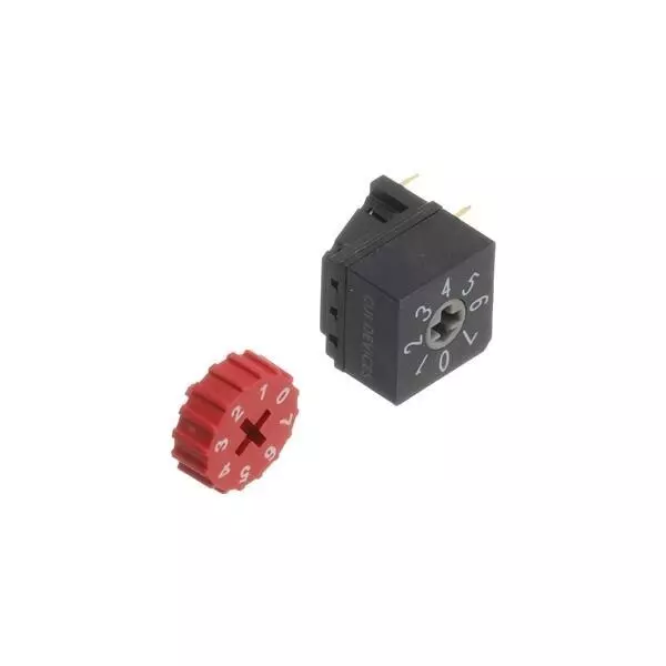 Same Sky DIP Switch 150 mA, 200 mA 8 Position 42 V DC, RDS6-8S-1011-3-RA-508-D