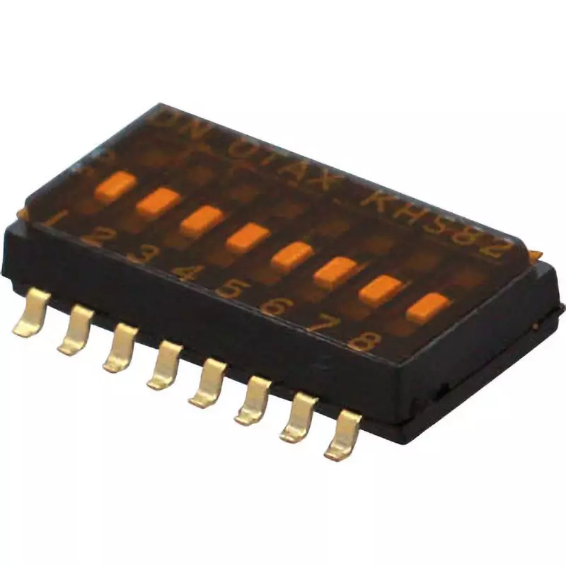 Otax DIP Switch over 100 Insulation Resistance 8 No. of Pole DC24 V 25 mA Rating, KHS82C