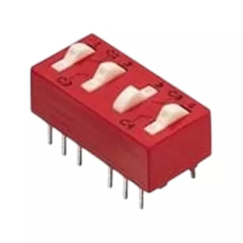 GRAYHILL 76 DIP Switch Non-Illuminated SPDT 2 Position, 76RSC02ST