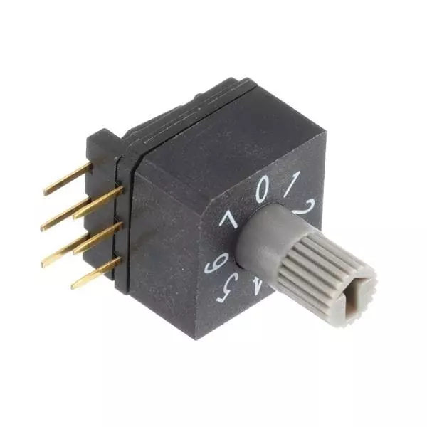 Same Sky DIP Switch 150 mA, 200 mA 8 Position 42 V DC, RDS7-8S-1011-73-RA-254-D-67