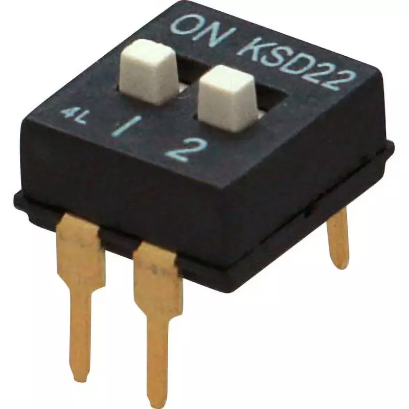 Otax DIP Switch over 100 Insulation Resistance DC5 V 10 mA Rating 2 No. of Pole, KSD22