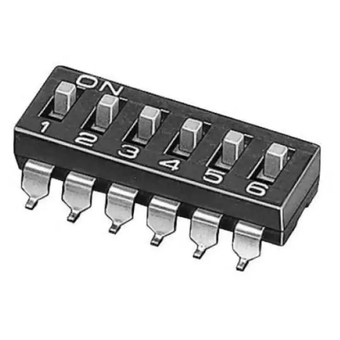 Omron 1 Way Surface Mount DIP Switch SPST IP40, A6S-1102-PH