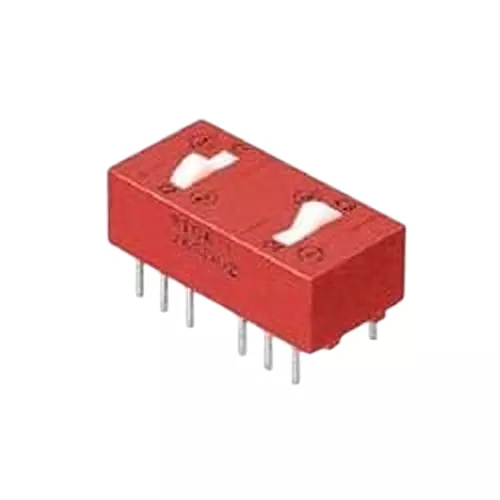 GRAYHILL DIP Switch Non-Illuminated DPDT 150 mA 2 Position 30 V DC, 78K02T
