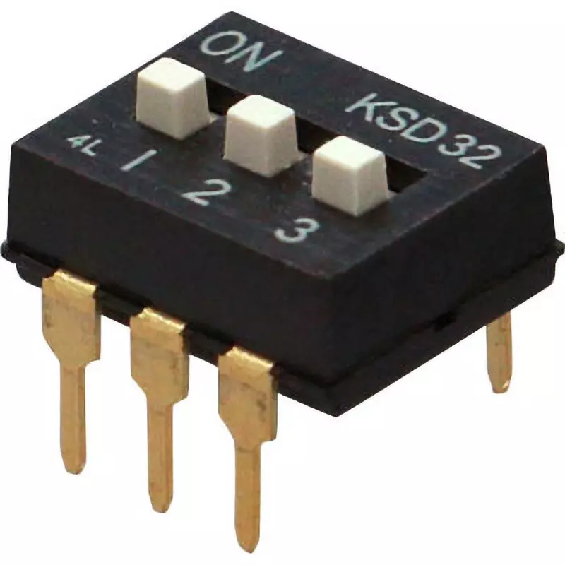 Otax DIP Switch over 100 Insulation Resistance DC5 V 10 mA Rating 3 No. of Pole, KSD32