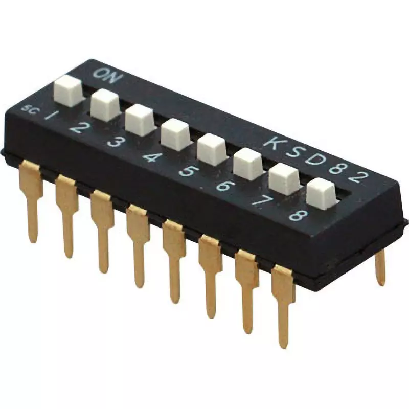 Otax DIP Switch over 100 Insulation Resistance DC5 V 10 mA Rating 8 No. of Pole, KSD82