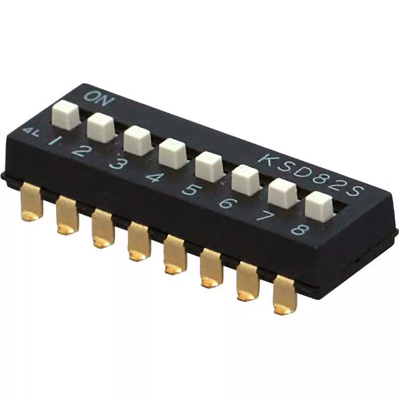 Otax DIP Switch over 100 Insulation Resistance DC5 V 10 mA Rating 8 No. of Pole, KSD82S