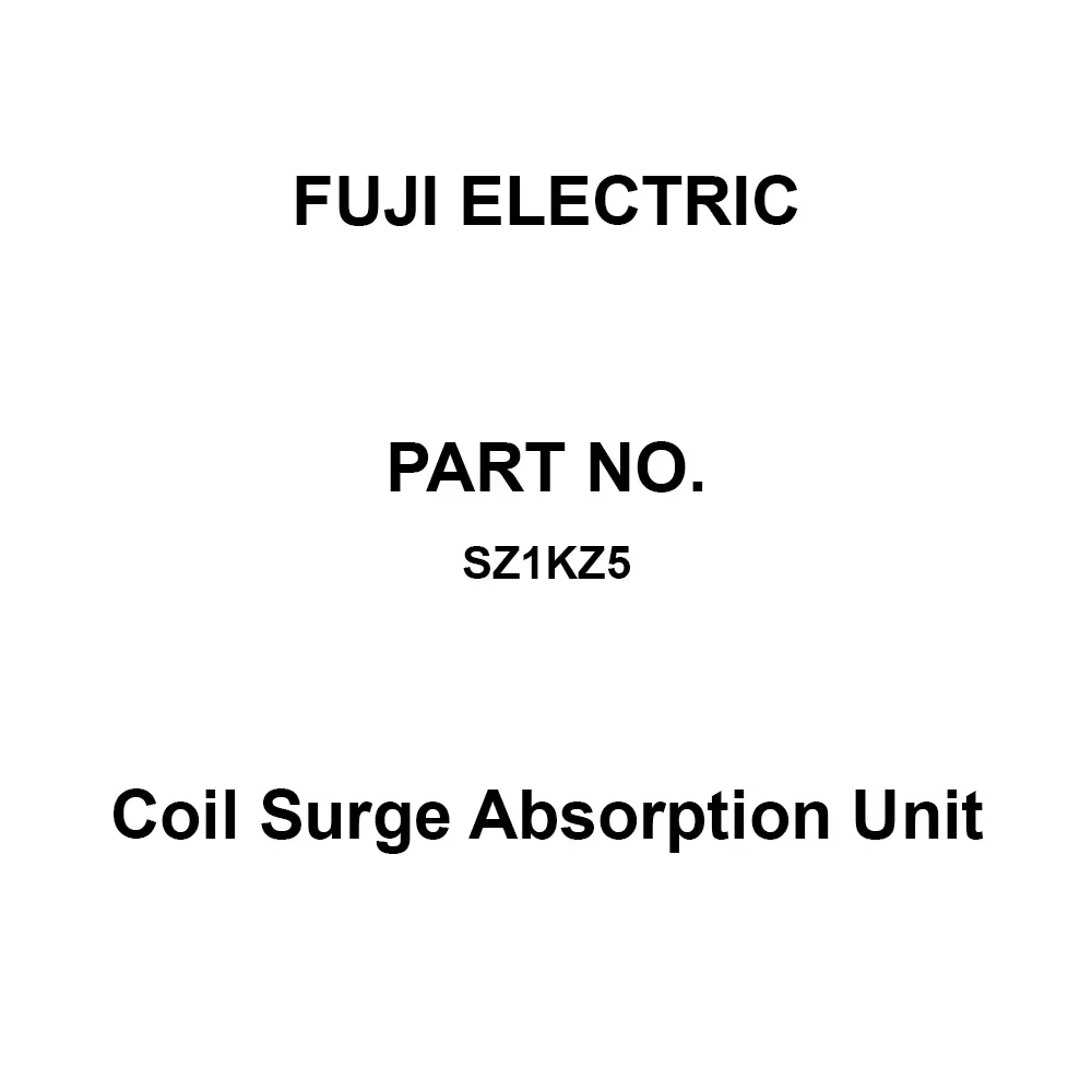 Fuji Electric Coil Surge Absorption Unit 3-Phase 200 V, SZ1KZ5