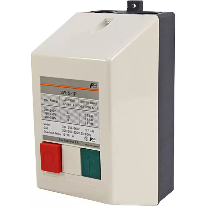 Fuji Electric 1a1b 3.7 kW AC 200 V Electromagnetic Switch With Push Button, SW-5-1P
