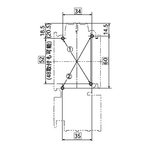 Fuji Electric 1b 1.5 kW AC 100 V Standard Type Electromagnetic Switch, SW-4-0