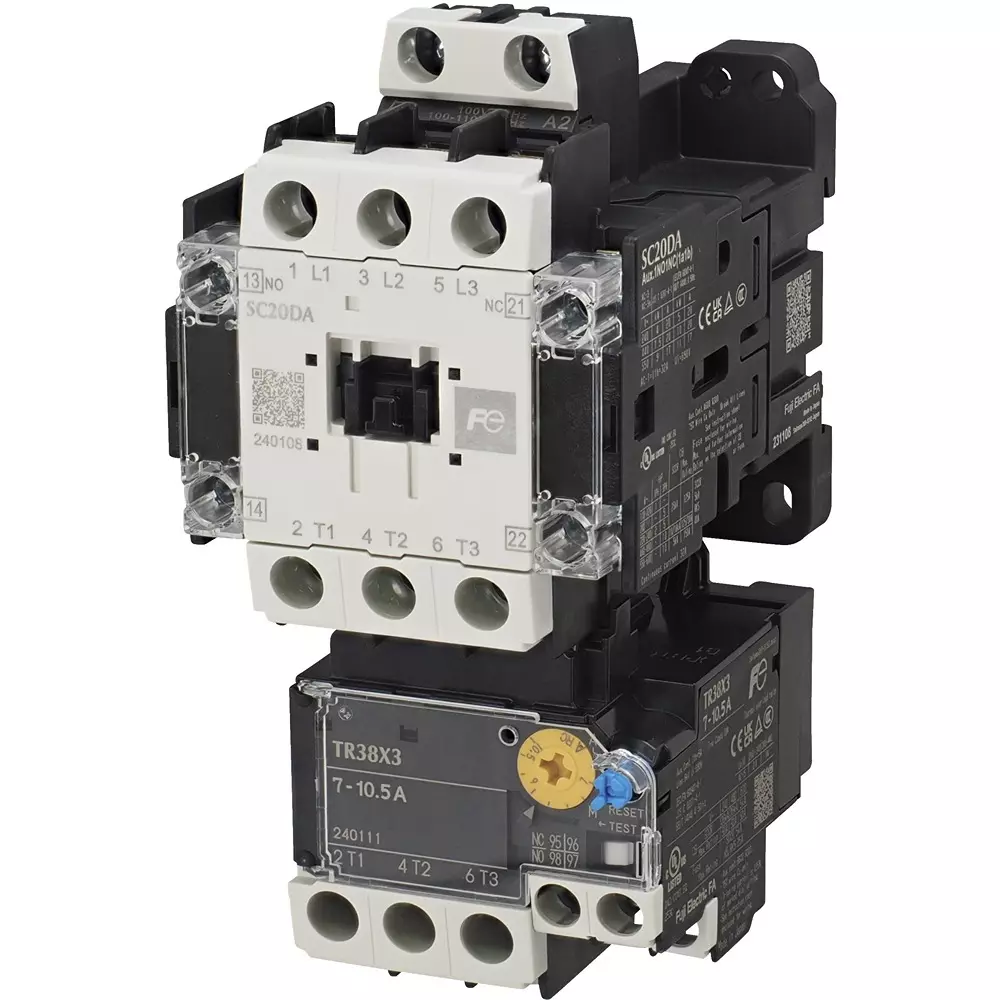 Fuji Electric Manual Electromagnetic Switch 20 Amp Current 1A1B Auxiliary Contact, SW20DAK-H11T1P4Z3