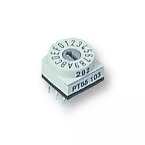 APEM SWITCH, DIP, 16 WAY, HEX, ARROW SHAPED, PT65103