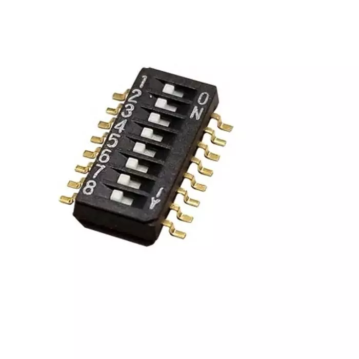 NIDEC COPAL ELECTRONICS GMBH Surface Mount Slide Switch 8PST 100 mA, CHS-08TB1 (Pack of 500)