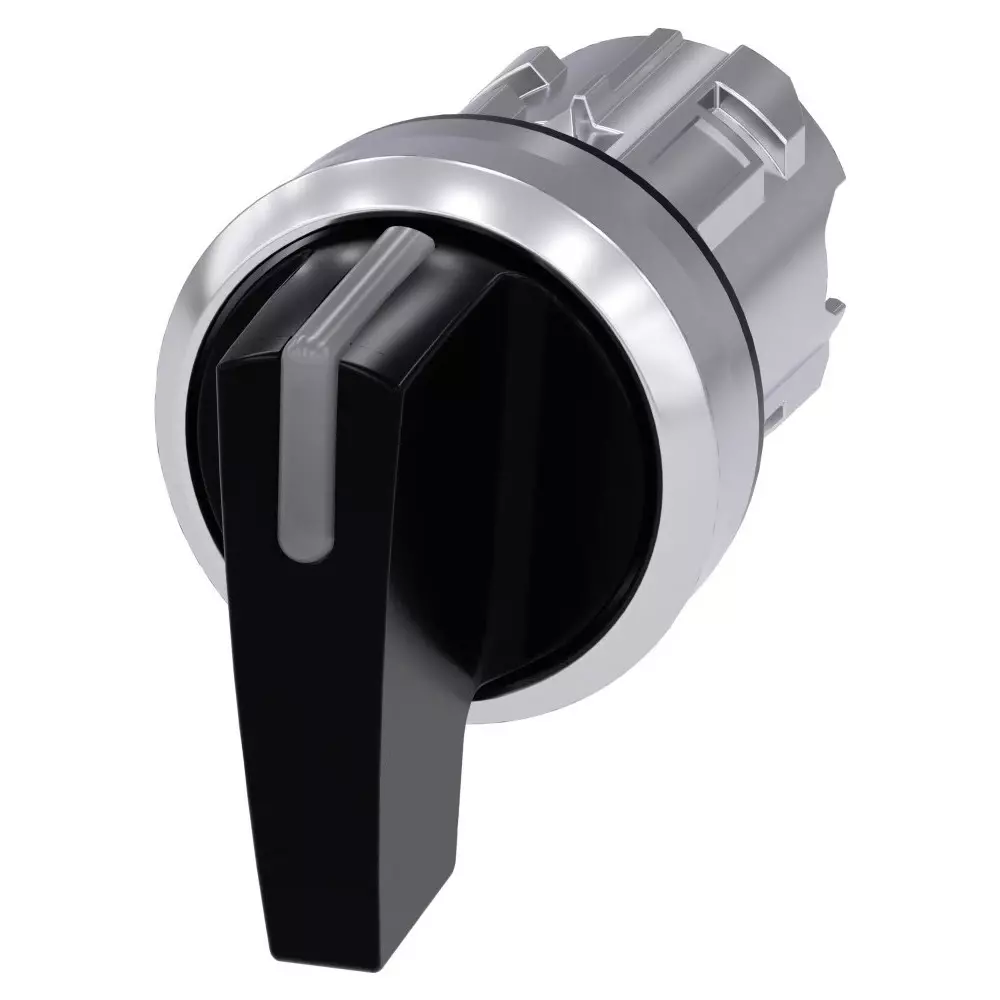 Siemens SIRIUS ACT 3SU10 Series 3 Position Selector Switch Head, 22mm Cutout, 3SU1052-2CP10-0AA0