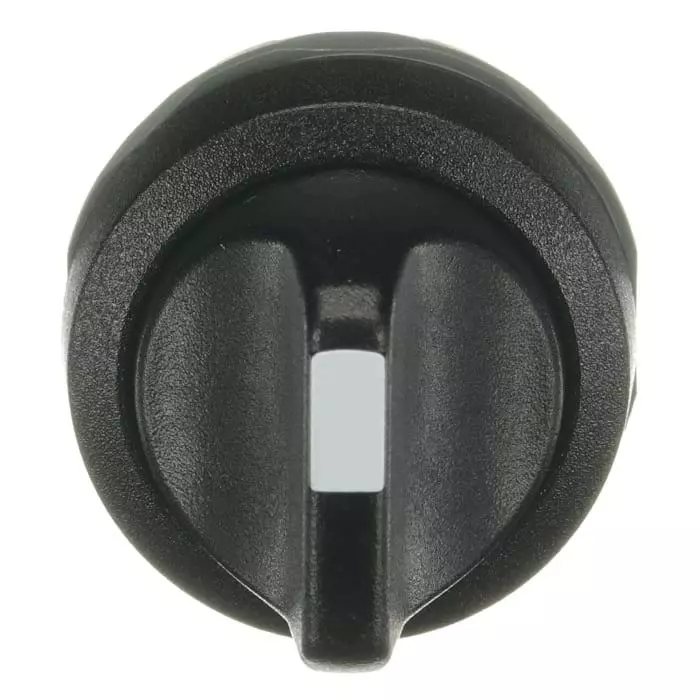 ABB Modular Series 2 Position Selector Switch Head, 22mm Cutout, Black Handle, 1SFA611200R1006M2SS1-10B