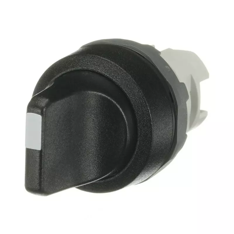 ABB Modular Series 2 Position Selector Switch Head, 22mm Cutout, Black Handle, 1SFA611200R1006M2SS1-10B