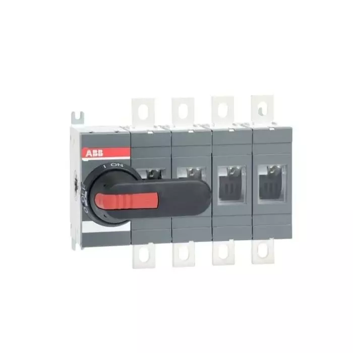 ABB OT Pole Base Mounting Switch Disconnector - 315A Maximum Current, 315kW Power Rating, IP65, 1SCA022719R1730 OT315E04P