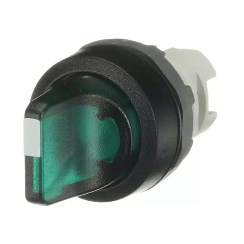 ABB M3SS1 Series 3 Position Selector Switch Head, 22.5mm Cutout, Green Handle, 1SFA611210R1102 M3SS1-11G