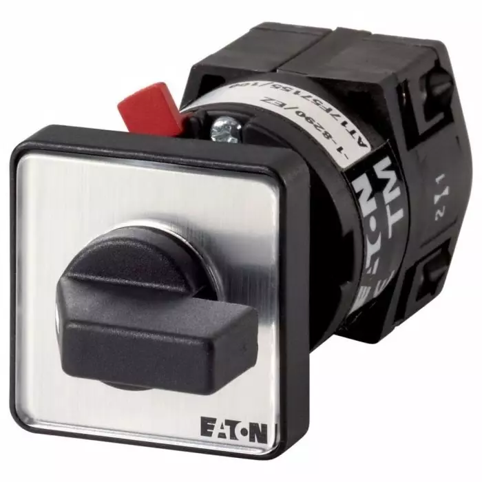 EATON 1P 2 Position 90° On-Off Cam Switch, 500 V (Volts), 10A, Short Thumb Grip Actuator, 000693 TM-1-8290/EZ