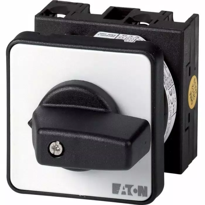 EATON 6P 2 Position 90° On-Off Cam Switch, 690 V (Volts), 20A, Rotary Actuator, 012778 T0-4-15682/EZ