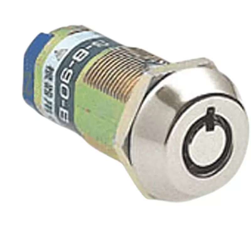 TAKIGEN Control Key Switch TKS-9 Type Zinc Plating Chromate Treatment, S-9-90-B-2(#S900)