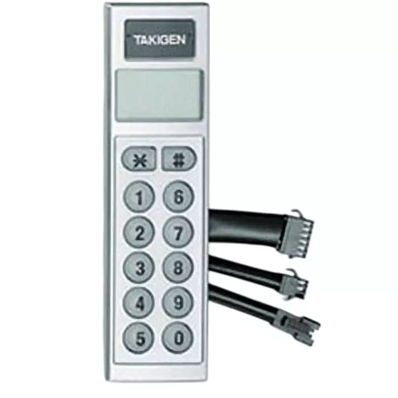 TAKIGEN Numeric Key Switch Controller Zinc Alloy Satellite Chrome Plating, LE-320