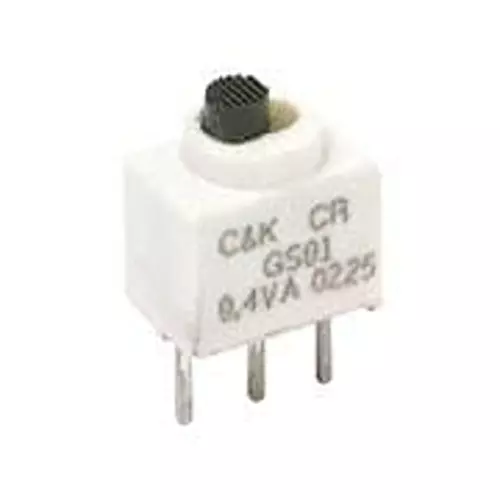 C&K COMPONENTS Slide Switch PCB Mount, GS02MSABE