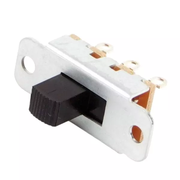 SWITCHCRAFT/CONXALL Slide Switch Panel Mount, 46206MRX